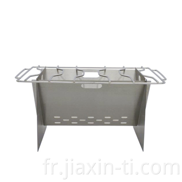 titanium BBQ grill